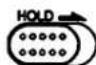 SONY Discman D-335 - The HOLD switch on the main unit - 1