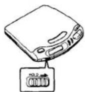 SONY Discman D-142CK - To lock the buttons - 1