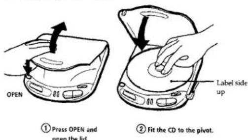 SONY Discman D-142CK - Playing a CD right away! - 2