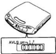 SONY Discman D-142CK - To protect your hearing (AVLS) - 1