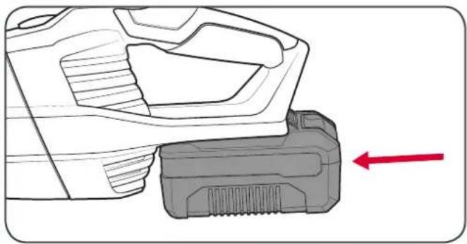 Ozito PXHVS-250 - Inserting &amp; Removing The Battery - 1