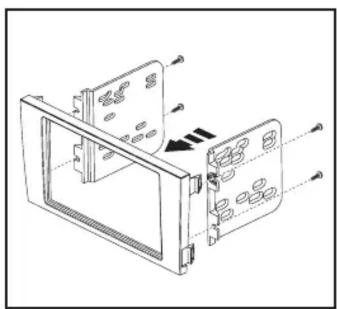 Metra 99-9108B - ISO DIN radio provision with pocket - 1