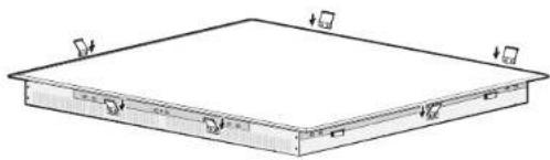 SAMSUNG NZ64R9787GK - Lieden asentaminen - 4