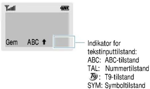 SAMSUNG SGH-R210EA - Ændre tekstinputtilstand - 1