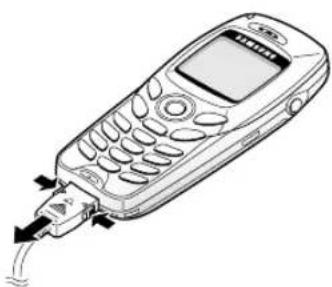 SAMSUNG SGH-N500DA - Indsætte SIM-kortet og batteriet - 4