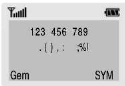SAMSUNG SGH-N500DA - Bruge Symboltilstand - 1