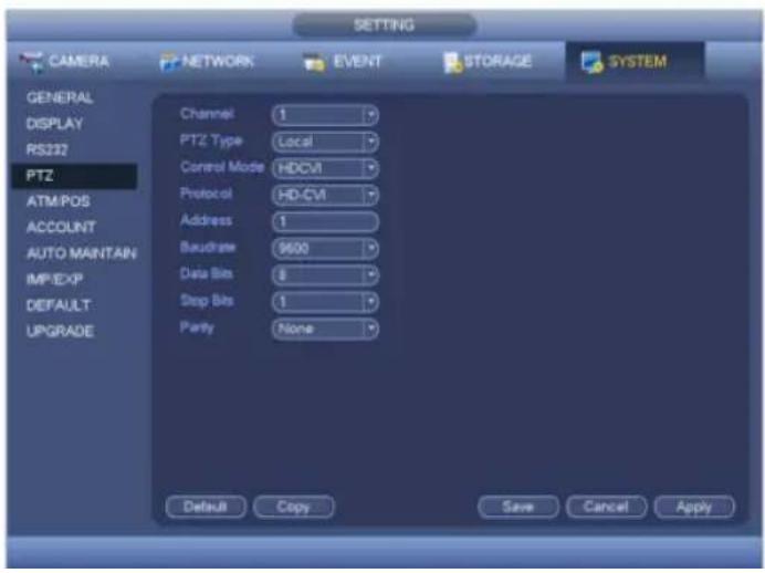 Dahua Technology Pro HAC-HFW2231RP-Z-IRE6-DP-27135 - HCVR Settings - 1