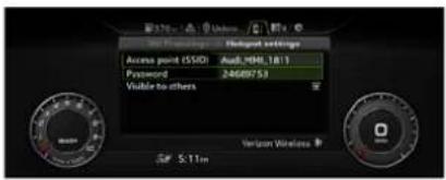 Access point (SSD) Audio, HTML, IGBT Password 24609753 Visible to others Verizon Wireless S: 11m