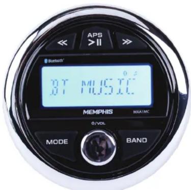 APS >II Bluetooth® JOT MUSIC JOT MUSIC MEMPHIS MULTIMC 0/VOL MODE BAND