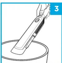 SHARK WV251UK - USING YOUR CORDLESS HANDHELD VACUUM CLEANER - 3