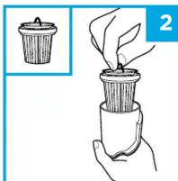 SHARK WV251UK - CLEANING THE FILTER - 2