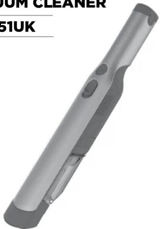 SHARK WV251UK - CORDLESS HANDHELD VACUUM CLEANER - 1