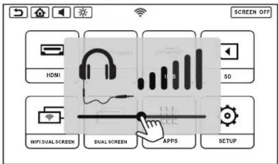 SCREEN OFF HDMI 1.5 SD WIFI DUAL SCREEN DUAL SCREEN APPS SETUP