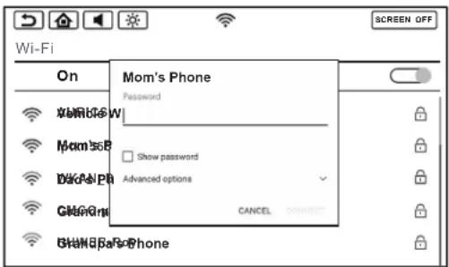 On M0m's Phone Password Show password Advanced options CANCEL Share Safe Phone