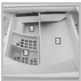 INDESIT WIDXXL 146 (EU) - Vaskemiddelskuff - 1