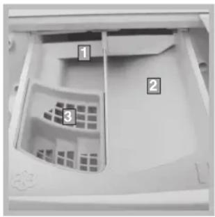 INDESIT WIDXXL 146 (EU) - Skuffe til vaskemiddel - 1