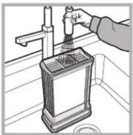 INDESIT IDCA 835 B (SK) - Kondensationsenhet - Det är nödvändigt att rengöra kondensorn från ludd varje månad. - 3