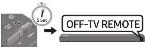 5 Sec OFF-TV REMOTE