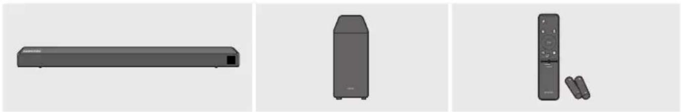 SAMSUNG HW-R660 - KONTROLLERA KOMPONENTERNA - 1
