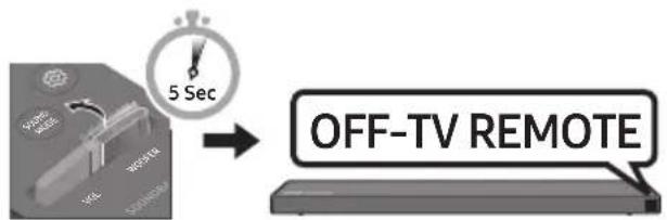 SAMSUNG HW-Q66R - Justering af lydstyrken på Soundbar med en TV-fjernbetjening - 2