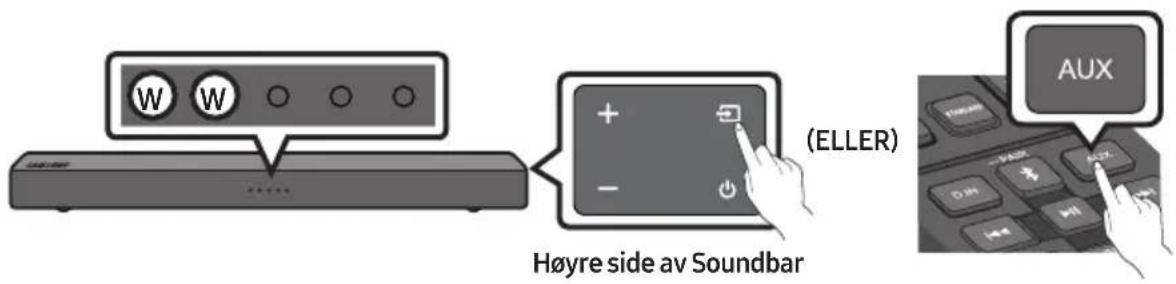 SAMSUNG HW-N310 - Koble til med en analog lydkabel (AUX) - 2