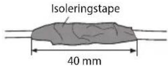 Isoleringstape 40 mm