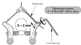 SHIMANO BL-R550 - Installation of the cantilever brake - 8