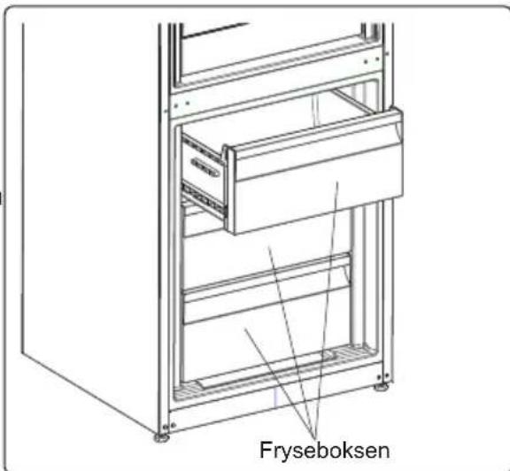 AEG RCB632E5MX - Sådan tages fryseboksen ud; - 3