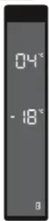 04°C -18°C