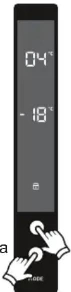 04°C -18°C a MODE