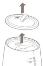 WILFA Moist S HU-230W - Filling the water tank - 1