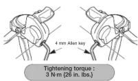 SHIMANO SL-4603 - Mounting the shifting lever - 1