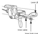 SHIMANO SL-4603 - Installing the shifting cable - 3