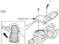 SHIMANO SL-4603 - Replacement and assembly of the indicator unit - 1