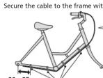 SHIMANO SM-3R40 - Securing the shifting cable to the frame - 1