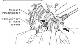 SHIMANO SM-3R40 - Installation of bell crank - 2