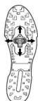 SHIMANO PD-T780 - Adjusting the cleat position - 1