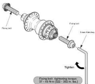 SHIMANO FH-MX71 - Replacement of the freewheel body - 6