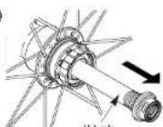 SHIMANO FH-MX71 - Replacement of the freewheel body - 3