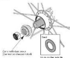 SHIMANO FH-MX71 - Replacement of the freewheel body - 2