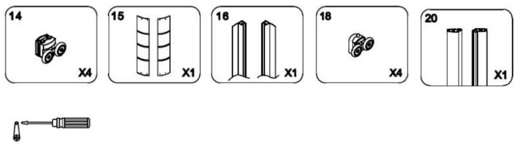 14 X4 15 X1 16 X1 18 X4 20 X1
