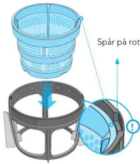Spår på rot