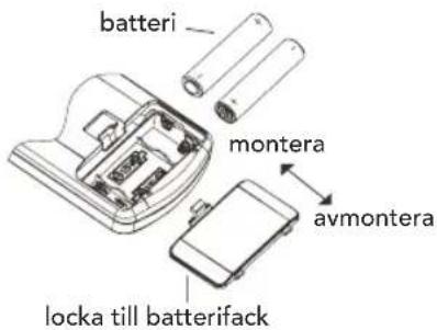 WILFA Cool 7 - BYTA BATTERIER I FJÄRRKONTROLLEN - 1