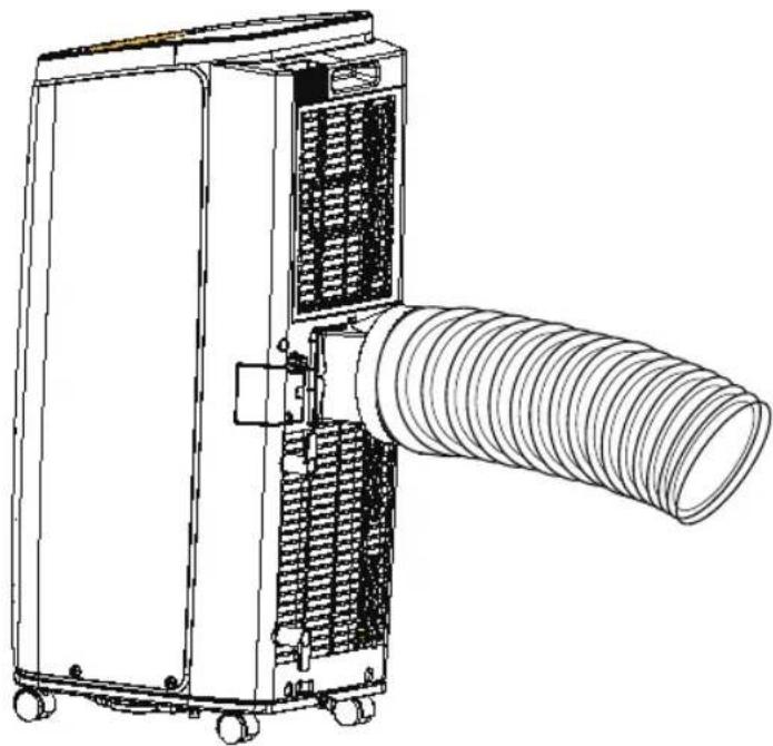WILFA Cool 7 - Note of Installingheat discharge pipe - 2