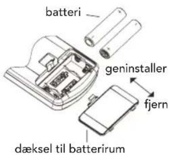 WILFA Cool 7 - UDSKIFTNING AF BATTERIER I FJERNBETJENINGEN - 1