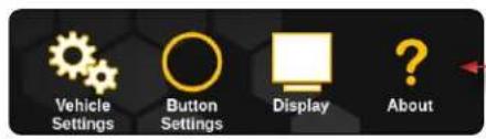Vehicle Settings Button Settings Display About