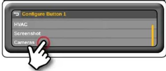 Configure Button 1 HVAC Screenshot Cameras