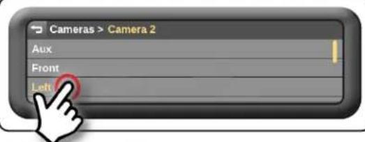 Cameras > Camera 2 Aux Front Left