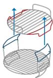 NINJA OP500UK - Meet our most versatile Ninja® Foodi® accessory, the 2 Tier Reversible Rack - 5