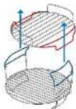NINJA OP500UK - the 2 Tier Reversible Rack - 5